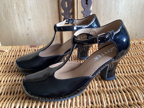 Hotter tempo black patent - hotter,