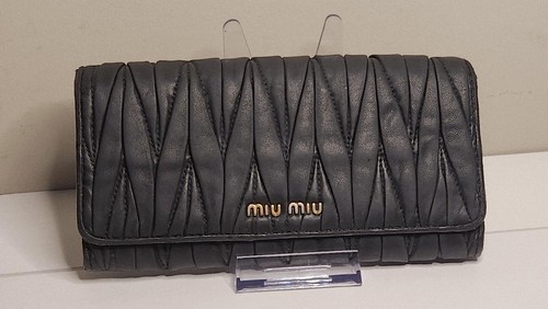Miu matelassé leather - miu,