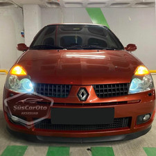 Front Bumper Lip Splitter 2 PCS – For Renault Clio 2 1998-2008 –Flexible Spoiler