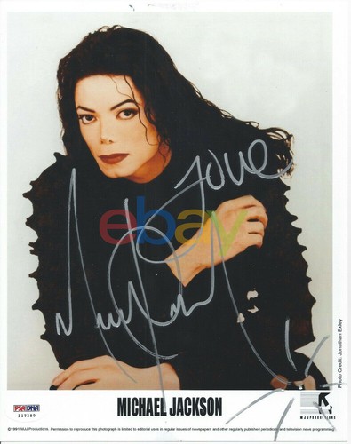 Michael jackson signed - michael,