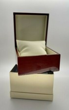 Large Wooden Jewellery Trinket Watch Tie Box with Gift Box 12cm x 12cm x 7cm