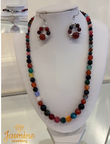 Multicolour natural agate - natural,