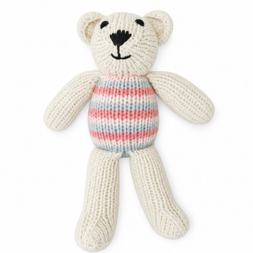 Knitted organic cotton - knitted, teddy