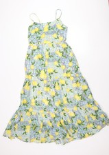 Primark Women’s Multicoloured Maxi Dress Size 8 Cotton Smocked Summer