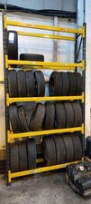 SET L10 HEAVY DUTY TYRE STORAGE RACK RACKING BRITISH MADE 183cm LONGx 315cm HIGH