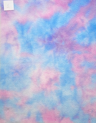 Dyed faux fur fabric for