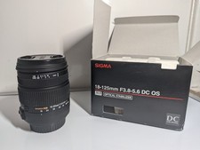 Sigma 18-125mm f3.8-5.6 DC OS HSM Lens Canon EF-S Fit Boxed Clean Optics