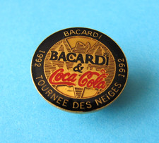 1992 BACARDI & Coca-Cola Pin badge. VGC