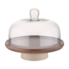 Cake Stand with Glass Dome
