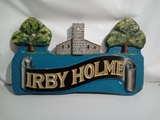 Vintage Painted Wooden Plaque , House Name ?