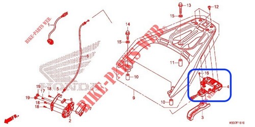 Original seat cover - seat, cap