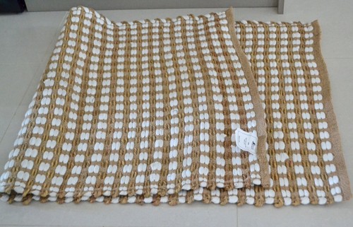 Jute cotton rug - rug, chindi