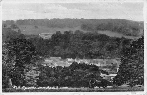 Postcard west wycombe from - -,