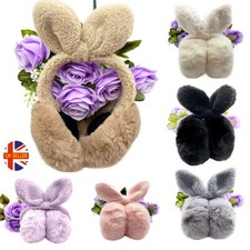 Women Ladies Kids Children Faux Fur Earmuffs Soft Fur Ear Warmer for Winter Muff