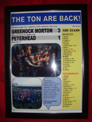 Greenock morton peterhead 1 - greenock,