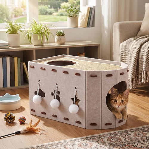 Cat scratching pad - scratching,