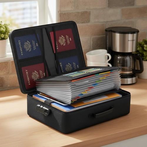 Luxury fireproof document box - luxury,
