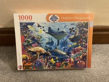 Dolphin’s Playground | Jigsaw Puzzle 1000 Piece FX Schmid | Ocean Sea Life NEW