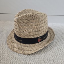 Havana Club Fedora Paper Beach Straw Hat Cuban Rum Liquor Official Merchandise