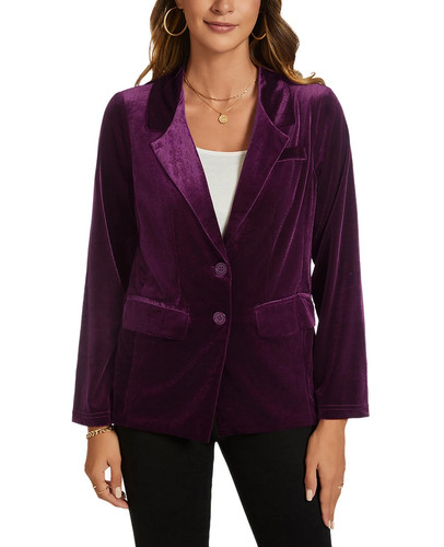 Velvet jacket long sleeve - jacket,
