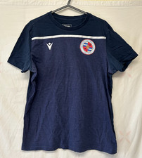 Reading FC - Macron - Men's Navy Short Sleeve Training T-Shirt Top - UK Size L