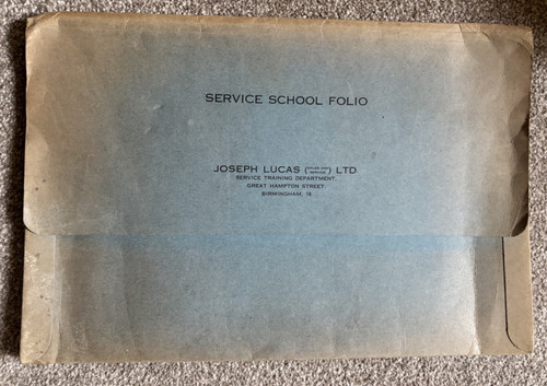 Joseph lucas service school - service,