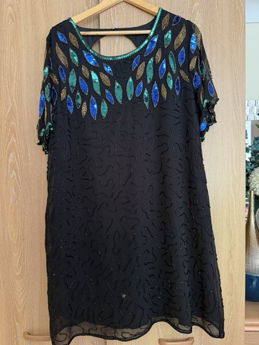Asos curve black sequin shift - asos,