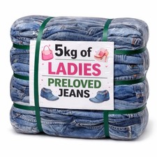 5kg Of Ladies Preloved Jeans