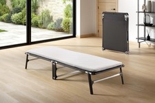 JAY-BE   Compact Folding Bed with Mattress and Storage Cover, Single auction