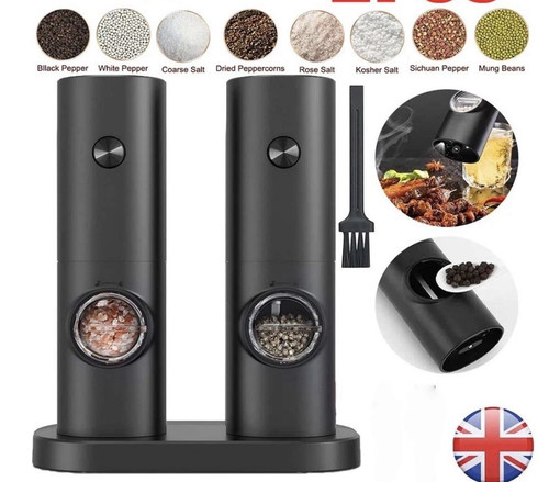 Electric salt pepper grinder - &,