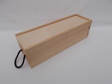 EMPTY WOODEN WINE BOTTLE BOX