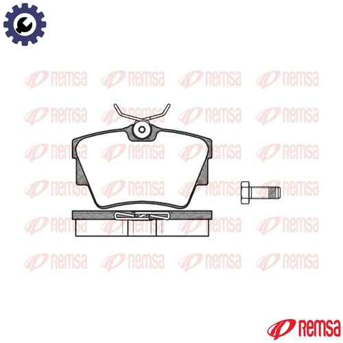 Brake pad set disc - brake,