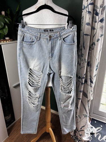 Boohoo distressed ripped jeans - ripped,