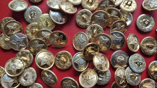 Buttons button army - 5, military