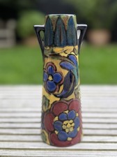 Thomas Forester & Sons Phoenix Ware Art Deco ‘Syrian’ Hand Painted Pottery Vase