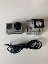 Go Pro Hero 4 Silver With Housing & Cable - Working