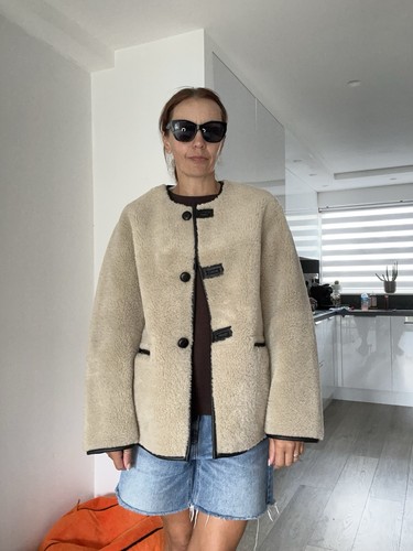 Mango faux fur jacket - fur,