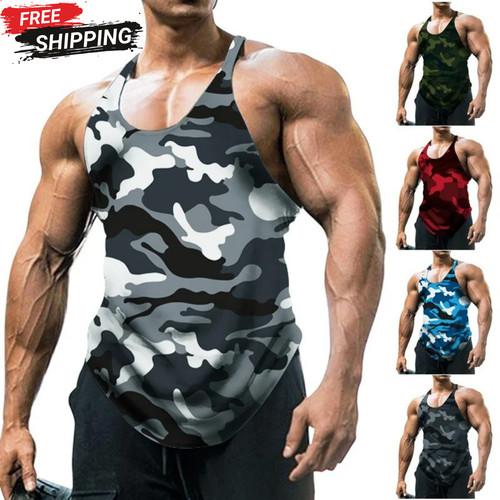 Mens gym vest racerback - vest,