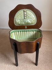 Antique Oak Sewing Box / Made