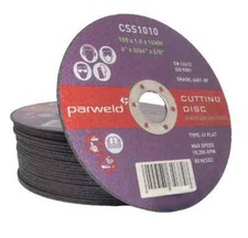 115mm x 1mm Metal Slitting Discs - Parweld Stainless Slitting Disc (Pack of 20)
