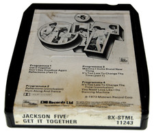 JACKSON 5 / GET IT TOGETHER / 1973 / B+ / 8-track cassette cartridge