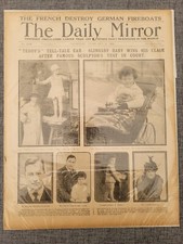 DAILY MIRROR WW1 SLINGSBY BABY