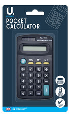 Black Pocket Size Calculator