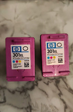 2x HP 301XL Colour  Genuine Ink Cartridges (CH564E) - Original HP301XL !