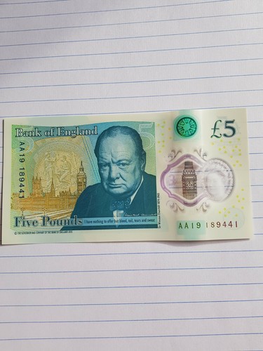 Pounds note aa19 - pounds,
