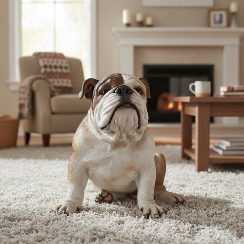 Buster the bulldog garden - buster,
