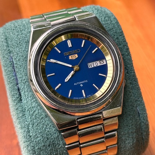 Vintage seiko automatic blue - 5,