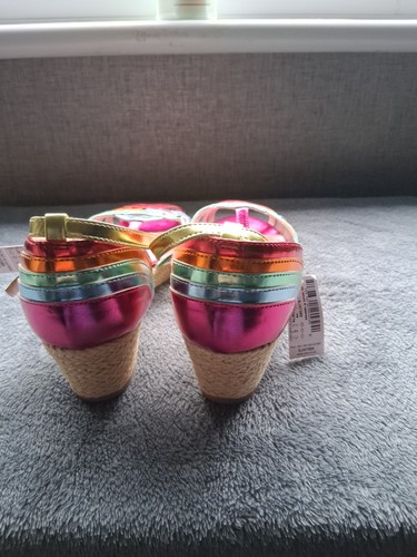 Next multicolour strappy wedge - multicolour,