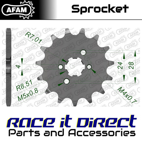 Sprocket for derbi gpr - for, 50