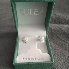 Lulea Sterling Silver Earings cluster great look and design 